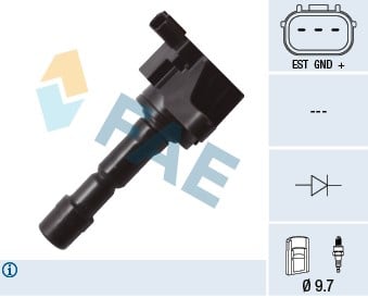 Honda Civic Ateşleme Bobini 1.4L L13Z1 L13Z4 FAE