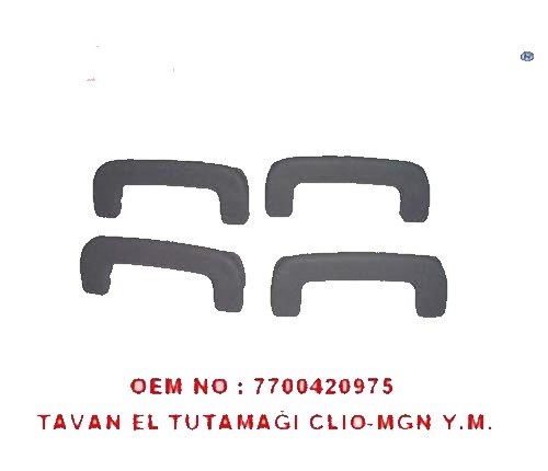 Renault Clio Tavan El Tutamağı Kolçak Gri BARAN