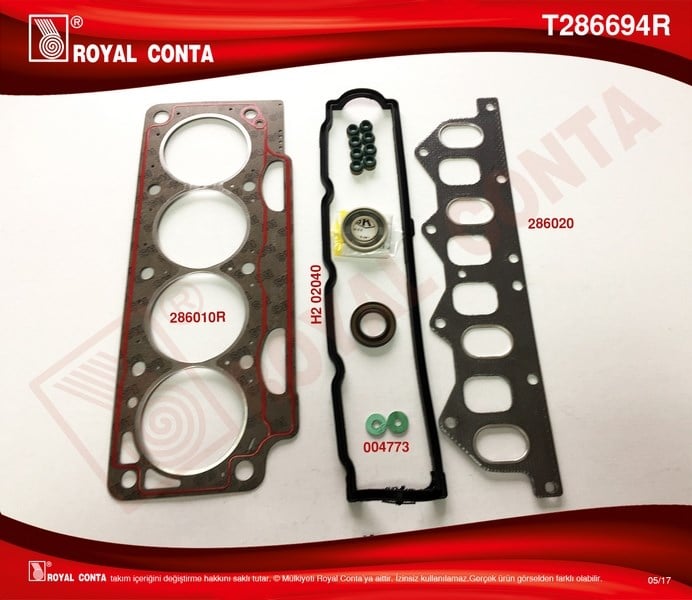 Renault Clio I Laguna Megane I Üst Takım Conta 1.8-2.0 F3P 710/F3P 714 Süper... ROYAL