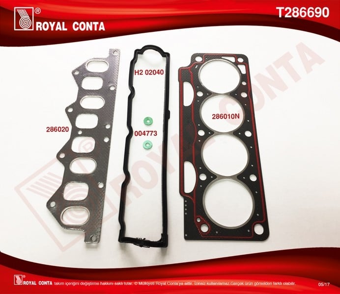 Renault Clio Laguna Megane 1.8 2.0 Üst Takım Conta Keçesiz ROYAL