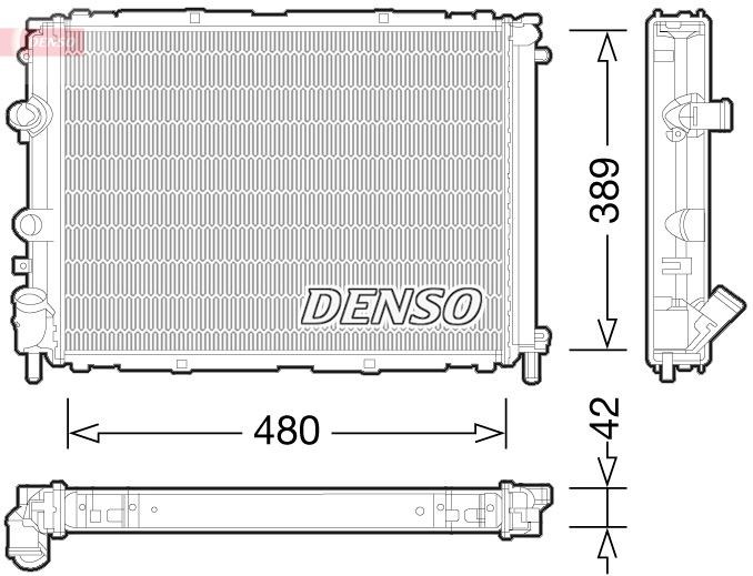 Renault Clio 2 Motor Su Radyatörü DENSO