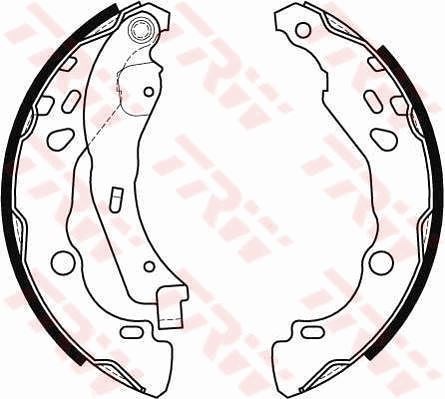 Renault Clio II Clio IV Clio Symbol Dacia Sandero Logan Arka Fren Pabuç Balatası TRW