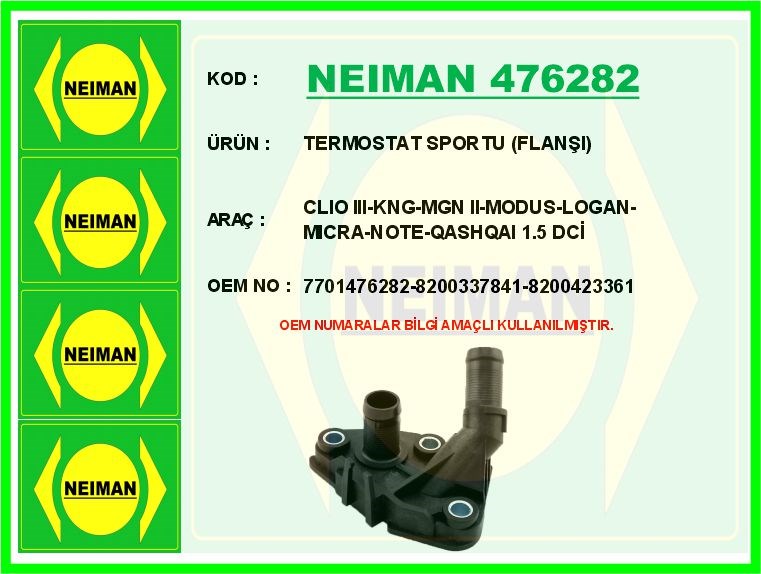 Renault Clio 3 Kangoo Megane 2 Modus Logan Nissan Micra Note Qashqai 1.5 DCİ... BESCHER