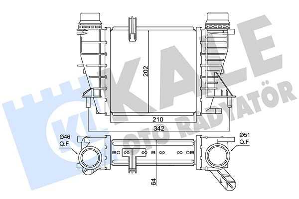 Renault Clio III-Modus-Grand Modus-Nissan Note-NV200 İntercooler KALE-RADYATOR