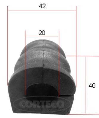 Renault Clio III Nissan Micra Ön Viraj Demir Lastiği 20.5mm CORTECO