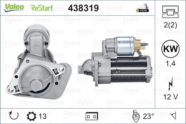 Renault Clio IV Captur Megane III Fluence Megane IV Talisman Duster Marş... VALEO
