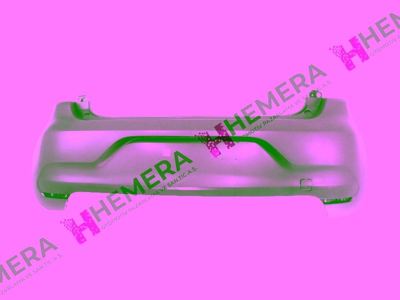 Renault Clio V Arka Astarlı Gri Sensörsüz Tampon PULO