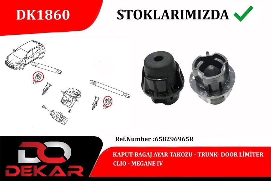 Renault Clio Kaput-Bagaj Ayar Takozu DEKAR