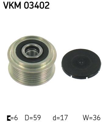 Ford Connect Alternatör Kasnağı Rulmanlı 1.8 TDCİ SKF