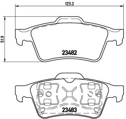 Ford Connect Renault Latitude Laguna II Megane II Sport Vel Satis Nissan... BREMBO