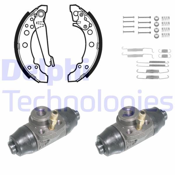 Seat Cordoba Ibiza VW Polo Arka Fren Pabuç Kiti DELPHI