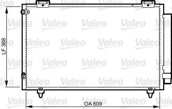 Toyota Corolla Verso Klima Radyatörü VALEO