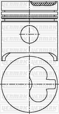 Opel Corsa A Astra MK 1.2 Motor Piston Segman 0.50 YENMAK
