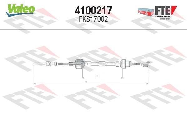 Opel Corsa B Tigra Combo B Debriyaj Teli 1.2i-1.4i-1.4i 16V-1.5D/TD-1.6i... VALEO