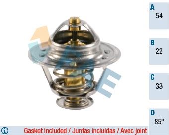Termostat 85C FAE