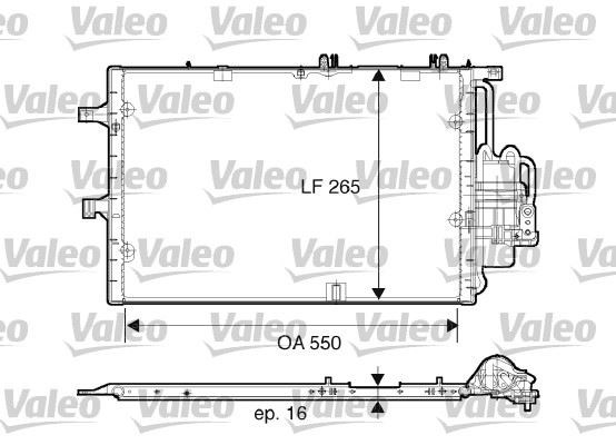 Opel Corsa C Klima Radyatörü VALEO