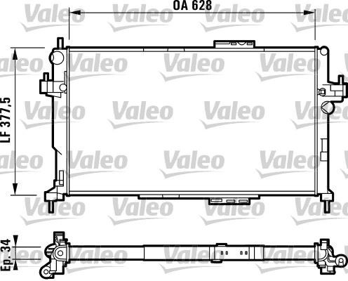 Opel Corsa C Combo C Su Radyatör 1.7 Y17dt-Y17dtl Manuel Klimasız