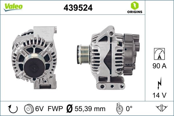 Opel Corsa C Alternatör Kasnağı 90A Klimalı VALEO