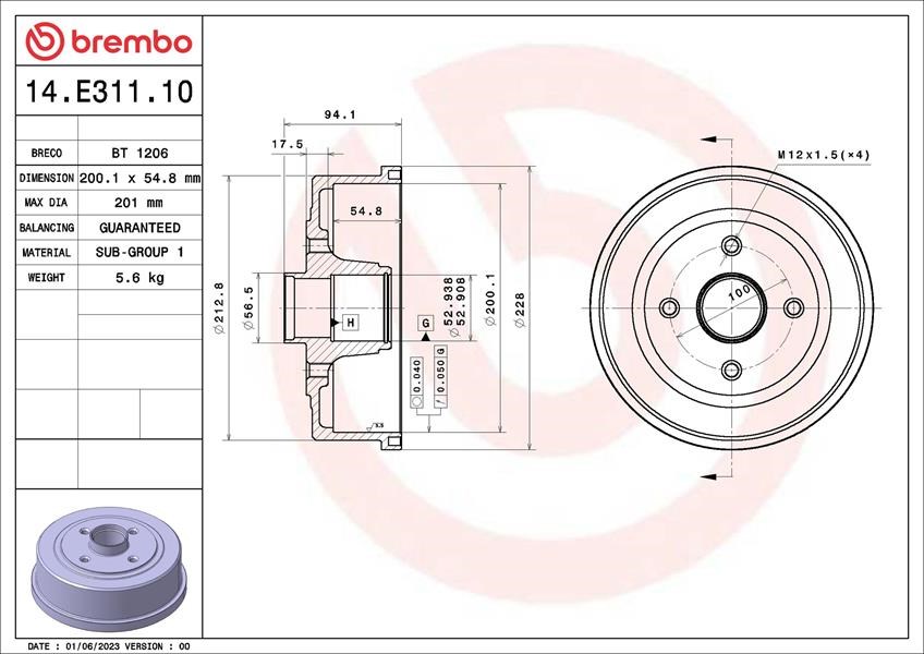 Opel Corsa C Arka Fren Kampanası ABS'li BREMBO