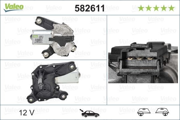 Opel Corsa C Combo C Meriva A Astra G Zafira A Arka Silecek Motoru VALEO
