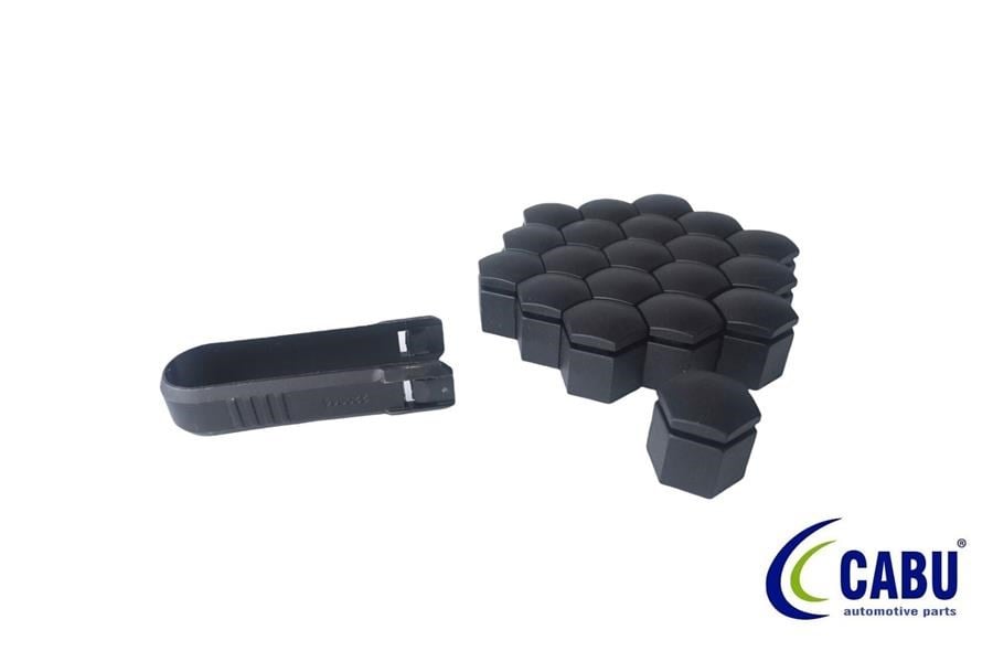 Opel Corsa C Bijon Kapağı Siyah 17x23mm (20 Adet) CABU
