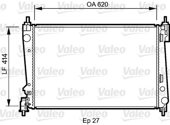 Opel Corsa D Fiat Punto Bravo II 1.3 JTD-1.7 CDTI Mekanik AC Klimasız Radyatör VALEO