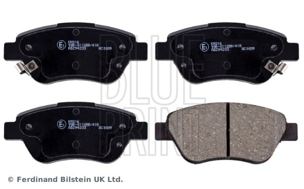 Opel Corsa D Fiat Doblo Panda Ön Balata Küçük Tip BLUEPRINT