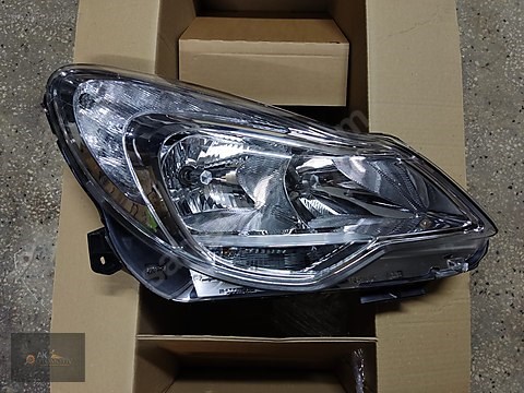 Opel Corsa D Sağ Far Adaptif Elektrikli H7 H1 Krom GM
