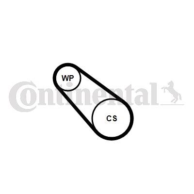 Opel Corsa F 1.2 VTI PureTech Devirdaim Kayış 3PK576 CONTITECH
