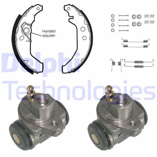 Ford Courier Fiesta Arka Fren Pabuç Kiti DELPHI