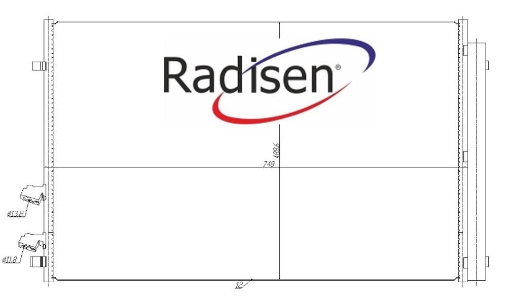 Volkswagen Crafter Klima Radyatörü 2.0 TDI RADISEN