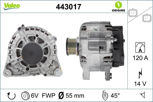 Opel Peugeot Citroen Alternatör Şarj Dinamosu [1.2 THP-VTI-PureTech] VALEO