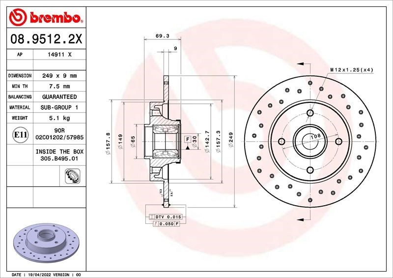 Crossland C3 C3 Aircross C4 Peugeot 307 208 207 2008 Arka Fren Aynası... BREMBO