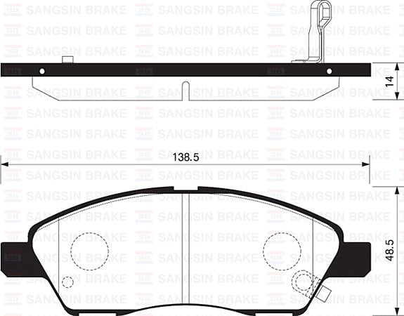 Nissan Cube Tiida Ön Disk Balata SANGSIN