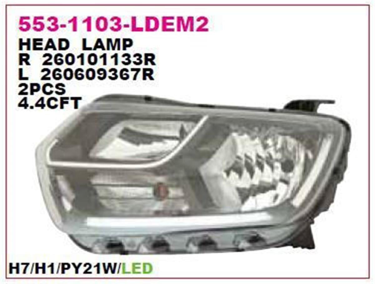 Dacia Duster Sol Far Depo (2018 Sonrası) 260609367R