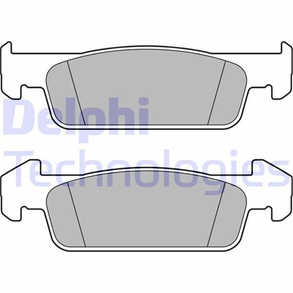 Dacia Logan 2 Sandero 2 Clio 4 Fren Balatası Delphi 1.2/1.5 Dci