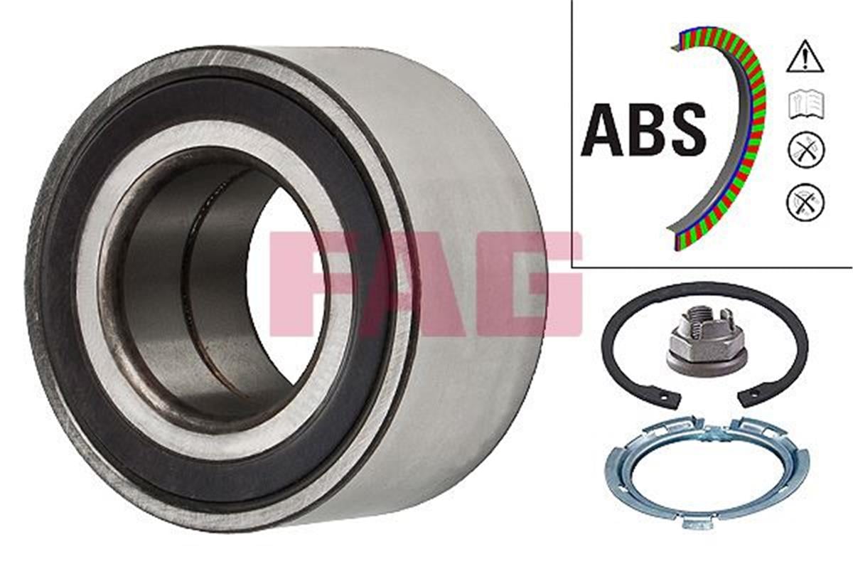 Renault Megane Clio Captur Kangoo Logan Sandero Teker Rulmanı Ön A4153340700-7701207677