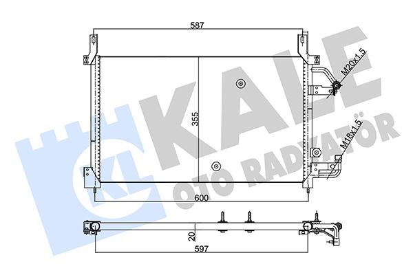 Daewoo Cielo Espero Racer Kondenser KALE-RADYATOR