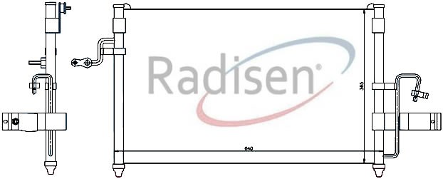 Daewoo Nubira Klima Radyatörü 1997- RADISEN