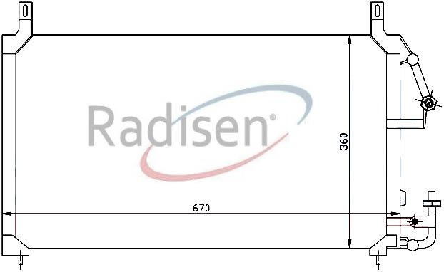 Daewoo Nexia Klima Radyatörü RADISEN