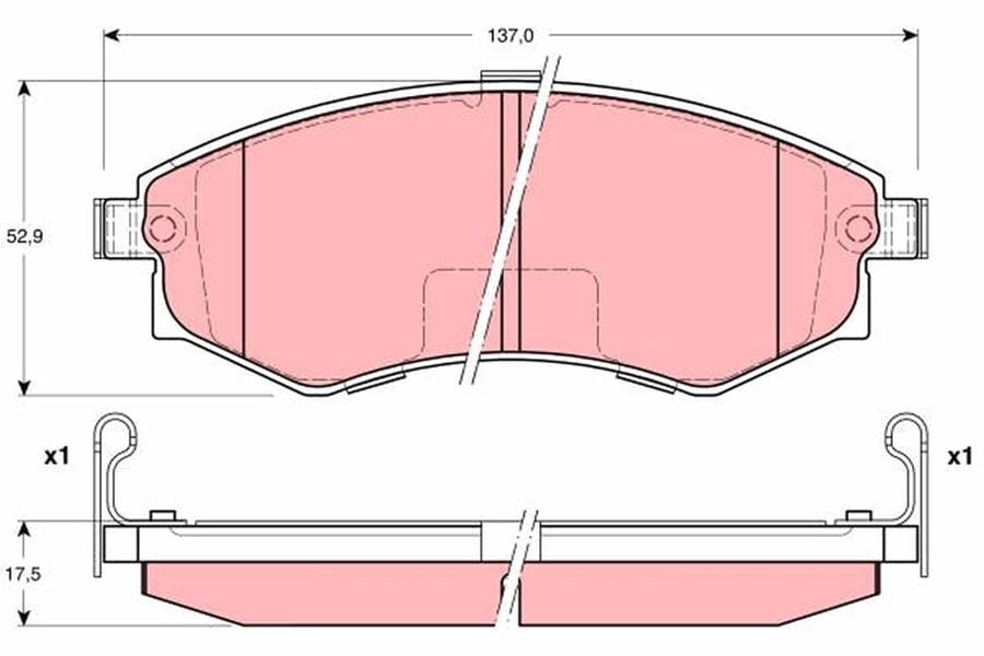 Daewoo Korando KJ Ön Disk Balata TRW