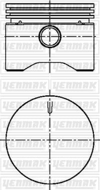 Knorr-Bremse Daf Westinghouse Piston Segman Q76.0mm 100 YENMAK