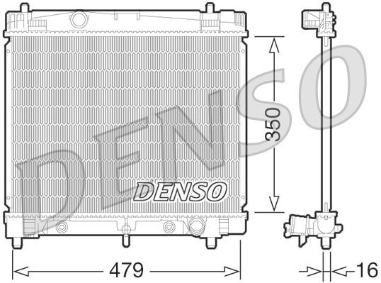 Daihatsu Charade VI Motor Su Radyatörü DENSO