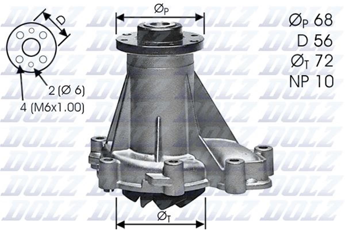Devırdaım Pompası Mercedes Om601 Om606 W124 S124 W202 S202 W210 S210 W140 W463