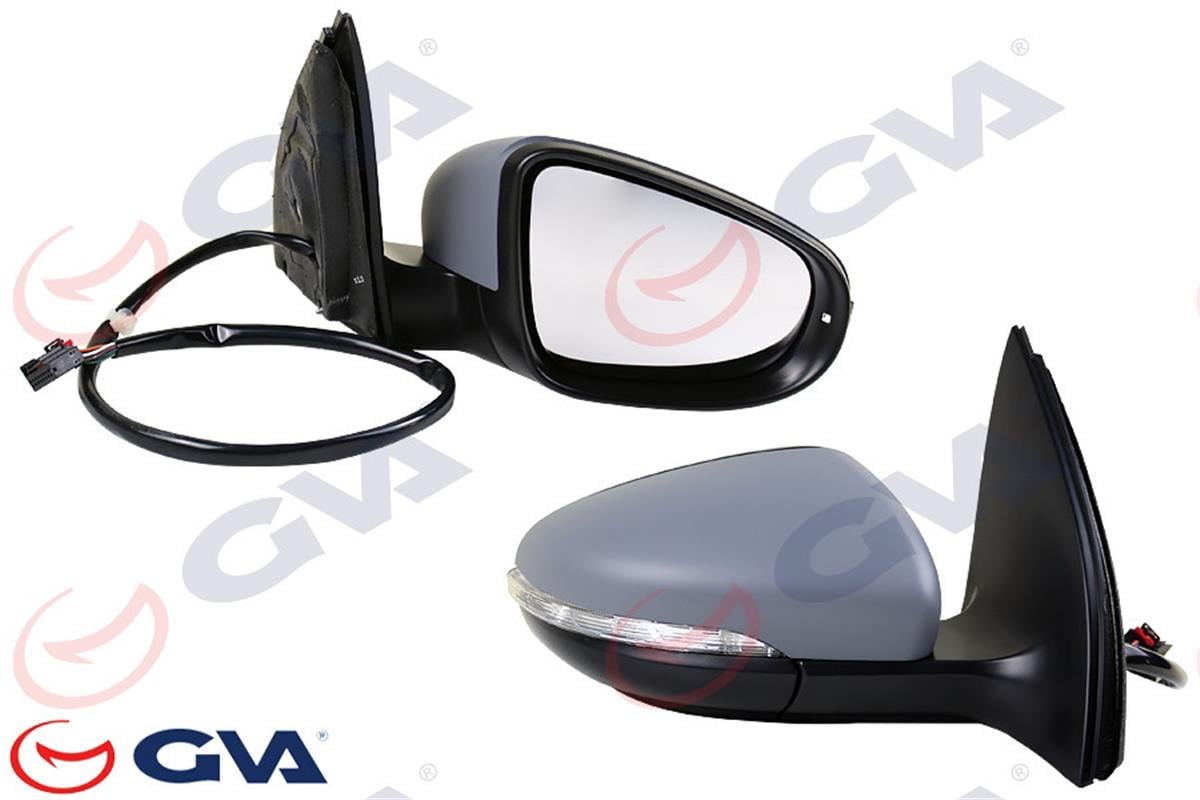 Dış Dikiz Aynası Elek.Isıtmalı Sağ Golf6 09-12 Katlanır Sinyalli Astarlı Çevre A