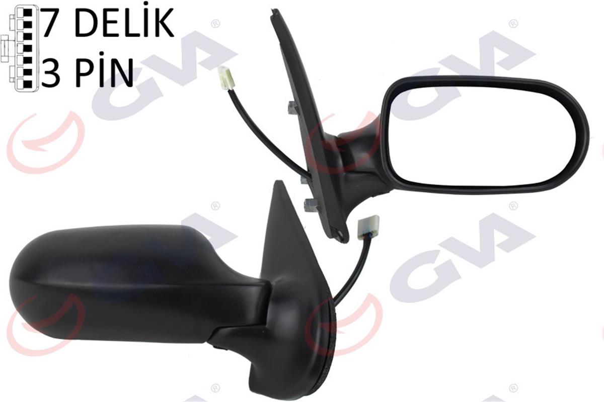 Dış Dikiz Aynası Elektrikli Sağ Albea 05 Palio Weekend 02 Vm-6155Er Alüminyum Ay