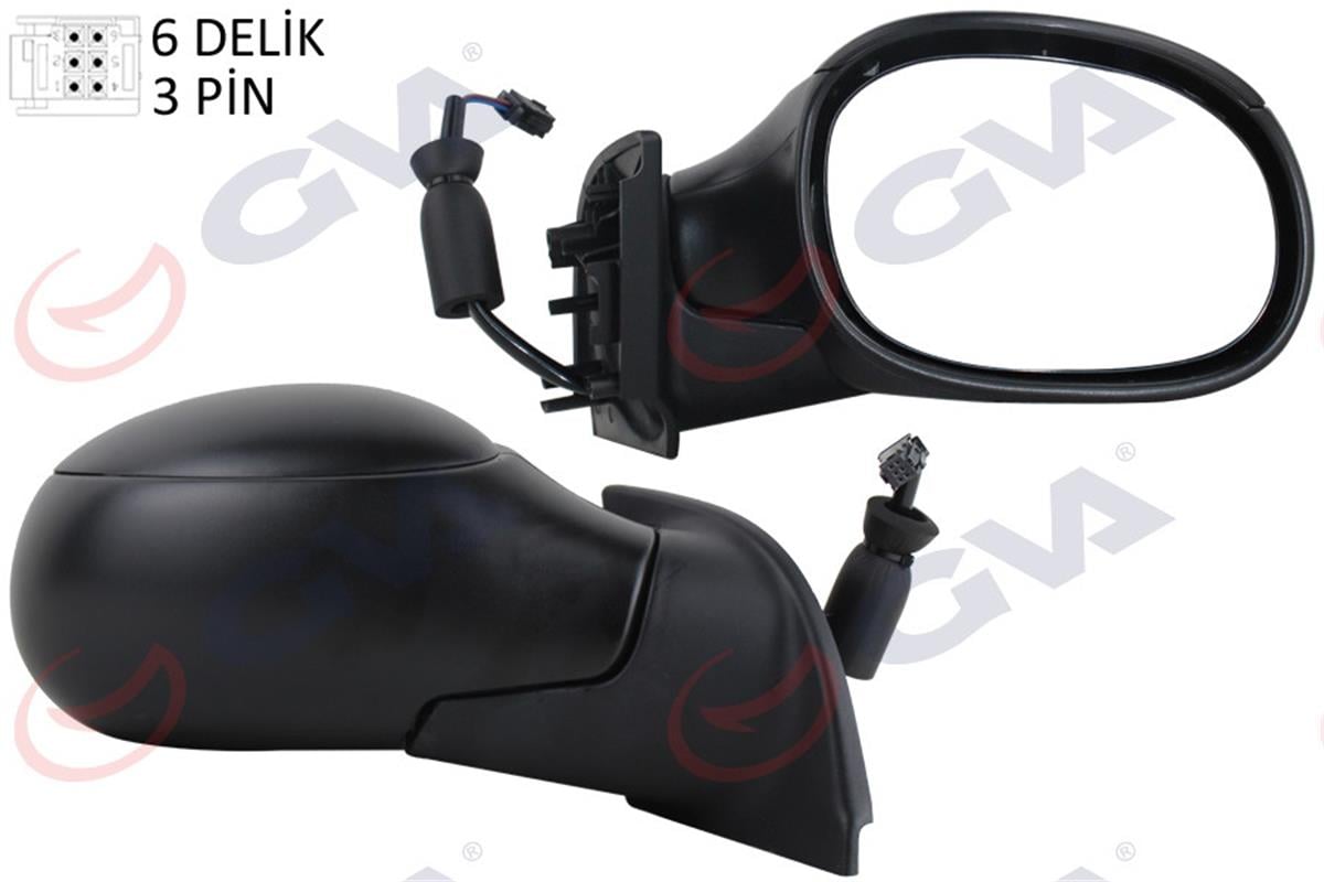 Dış Dikiz Aynası Elektrikli Sağ C3 02 Vm-501Er
