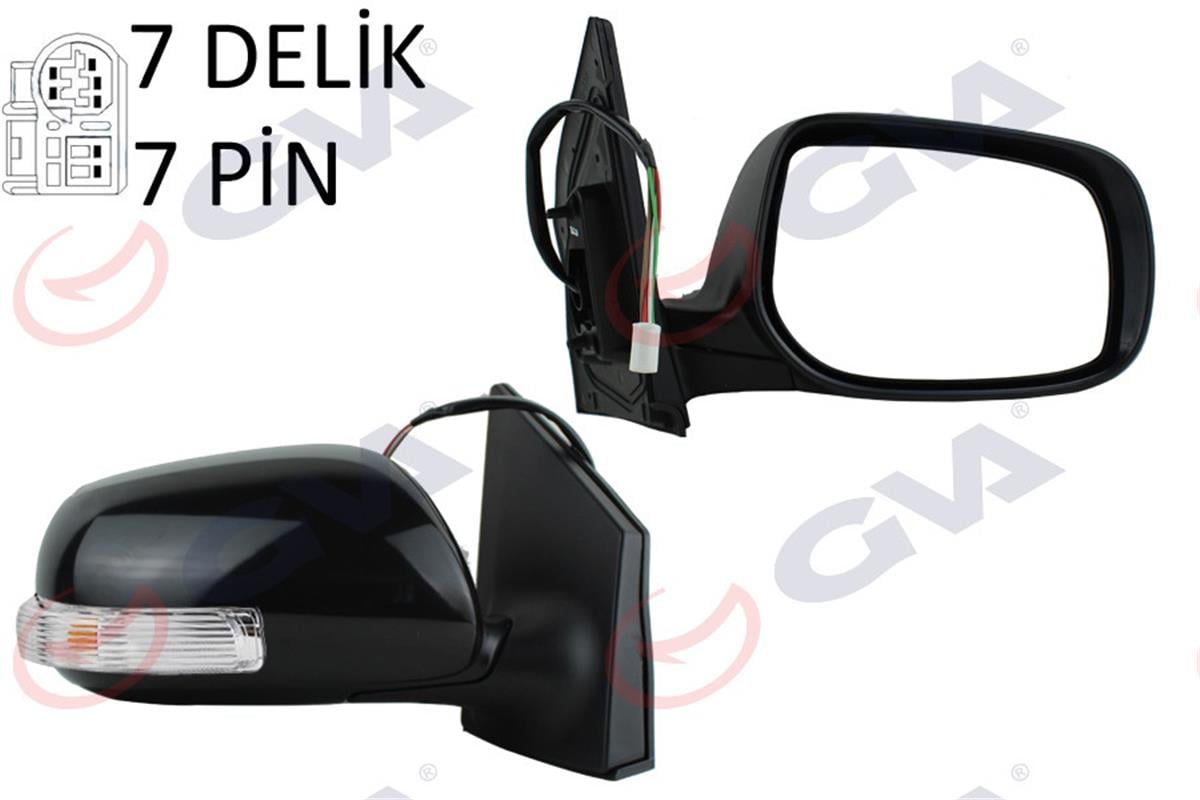 Dış Dikiz Aynası Elektrikli Sağ Corolla 08 Altıs 08 Katlanır Siny Astar Konv 7 F