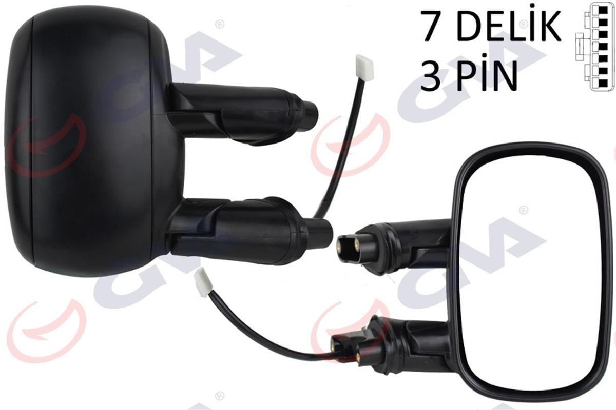 Dış Dikiz Aynası Elektrikli Sağ Doblo 01 Astarlı Vm-666Ehpr