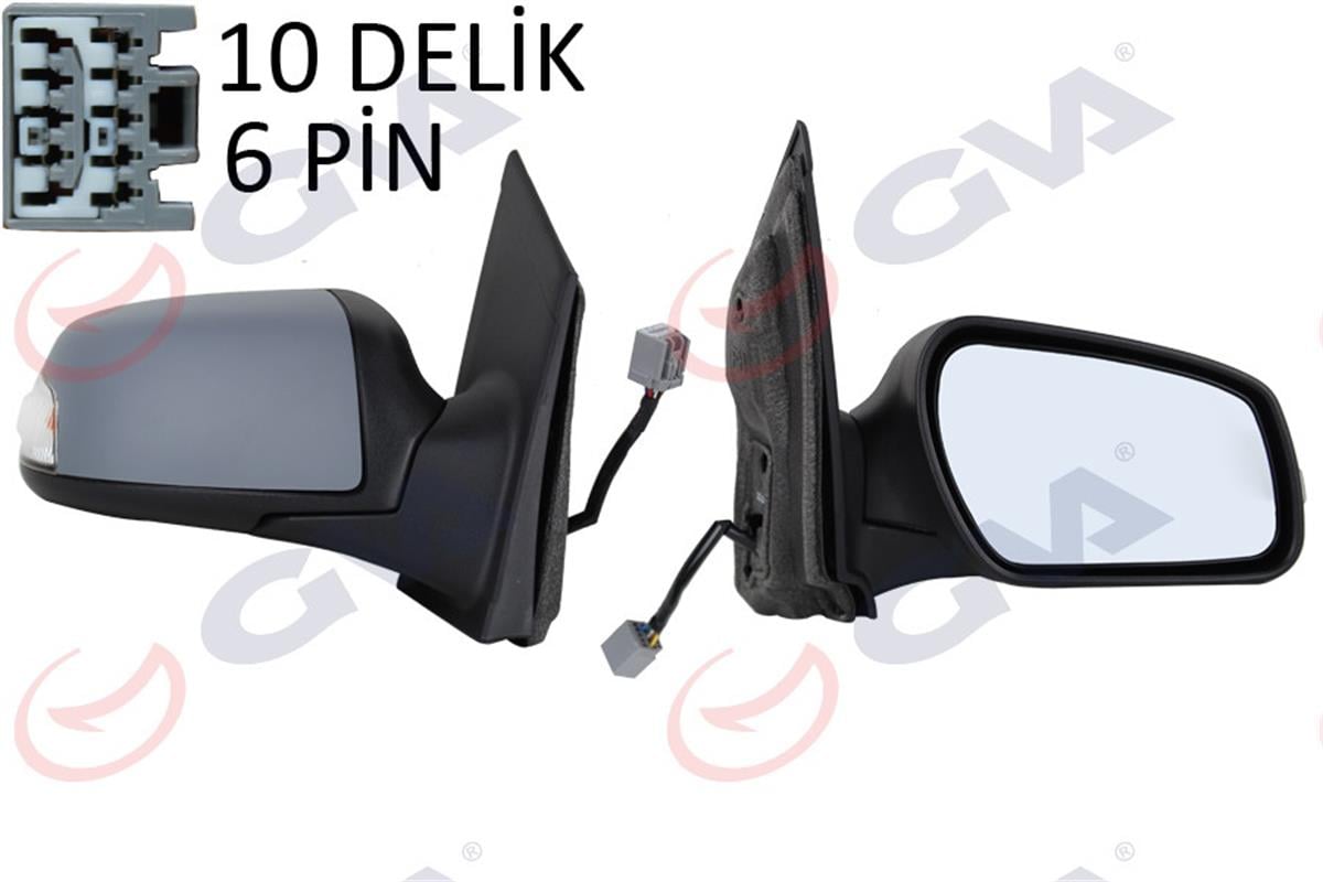 Dış Dikiz Aynası Elektrikli Sağ Focus 05-08 Sinyalli Astarlı Vm-6301Ehpr